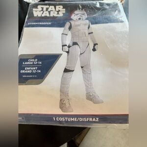 New Kids Childs Large 12-14 Star Wars Stormtrooper Costume With Mask